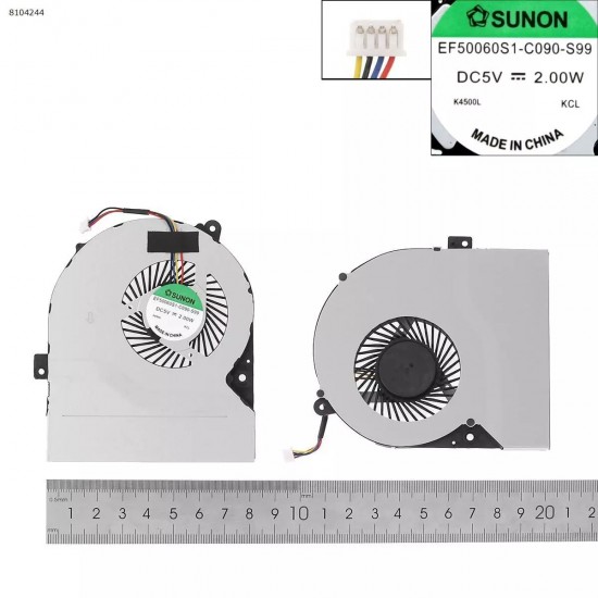 Cooler Laptop, Asus, K56, K56C, K56CA, K56CB, K56CM, EF50060S1-C090-S99, 5V, 2.00W