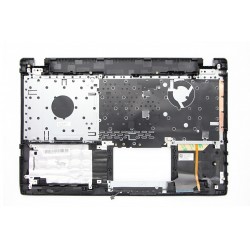 Carcasa superioara cu tastatura palmrest Laptop, Asus, ROG GL553VW, 90NB0DC1-R30010, 13N1-0BA0F01, 13N1-0BA0B01, iluminata, conector 4 pini, taste portocalii, layout US