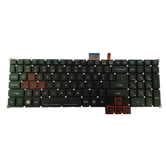 Tastatura Laptop, Acer, Predator 17 G5-793, iluminata, us