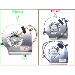 Cooler placa video Laptop, MSI, PAAD06015SL, N284, N285, N317, N318, 5V, 0.55A, 3 pini, GPU