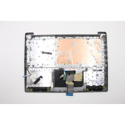 Carcasa superioara cu tastatura palmrest Laptop, Lenovo, Ideapad S145-14IWL Type 81MU, 5CB0S17123, AP1CS000600, gri, layout UK