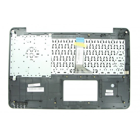 Carcasa superioara cu tastatura palmrest Laptop, Asus, F554, F554DA, F554DG, F554SJ, F554U, F554UA, F554UB, F554UF, F554UJ, F554UQ, F554YA, varianta plastic, neagra, layout US