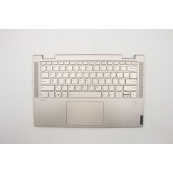 Carcasa superioara cu tastatura palmrest Laptop, Lenovo, Yoga C740-14IML Type 81TC, 5CB0U43983, AM1FG000110, auriu
