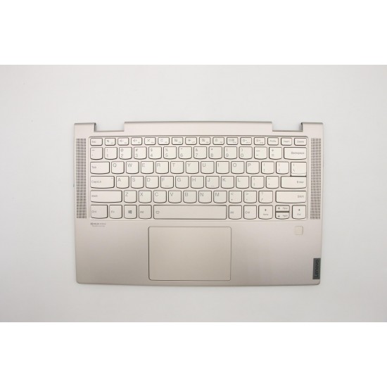 Carcasa superioara cu tastatura palmrest Laptop, Lenovo, Yoga C740-14IML Type 81TC, 5CB0U43983, AM1FG000110, auriu