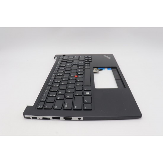 Carcasa superioara cu tastatura palmrest Laptop, Lenovo,  5M11L59745, 5M11L59746, 5M11Q08946, 5M11Q08948, 5M11Q08950, 5M11Q08952, 5M11L59743, 5M11L59744, AM2Y8000100, AM2Y8000200, iluminata, layout US