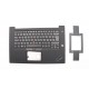 Carcasa superioara cu tastatura palmrest Laptop, Lenovo, ThinkPad X1 Extreme 1st Gen Type 20MF, 20MG, 01YU798, 01YU799, 46M.0DYCS.0054, 460.00DY08.0002, iluminata, layout UK