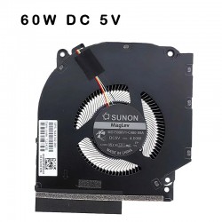 Cooler placa video Laptop Gaming, Omen 16-S, 16T-S, 60W, N44742-001, DC280016FF0, DFS5L22H05B85L FQL9, MG75090V1-C480-S9A, DC280016FS0S, DC280016ES0, 5V, 0.8A, GPU