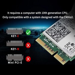 Modul Wi-Fi 6 Laptop Gaming, HP, Victus 16-D, M53366-006, AX201NGW, Dual Band 5Ghz, Bluetooth 5.0 NGFF, 2.4Ghz/5Ghz, 802.11ac/ax, SPS L92724-005 Modul Wi-Fi 6 Laptop Gaming, HP, Victus 16-D, M53366-006, AX201NGW, Dual Band 5Ghz, Bluetooth 5.0 NGFF, 2.4Ghz/5Ghz, 802.11ac/ax, SPS L92724-005