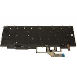 Tastatura Laptop Gaming, Dell, G17 17 7700, P46E, 730HH, 0730HH, N8MF4, iluminata gri, alba, layout US Tastatura Laptop Gaming, Dell, G17 17 7700, P46E, 730HH, 0730HH, N8MF4, iluminata gri, alba, layout US
