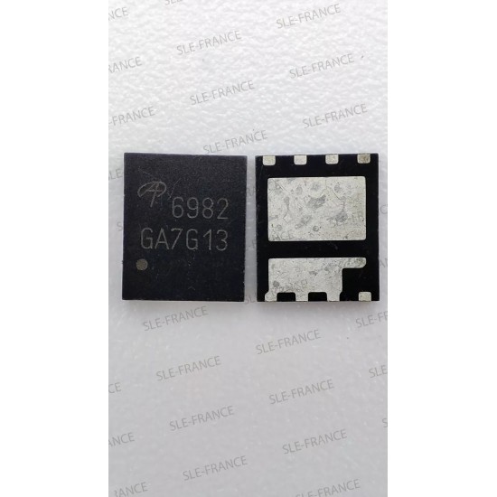 Mosfet alimentare AON6982, 6982, AO6982, DFN8