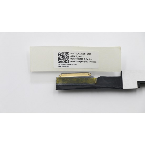 Cablu video LVDS Laptop, Lenovo, IdeaPad 500-15ISK Type 80NT, 5C10J23795, DC020025100, DC020025200, AIWZ1 3D EDP, pentru 3d camera, 30 pini