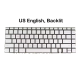 Tastatura Laptop, HP, M30903-001, M30903-271, M30903-031, M30903-B31, SG-A4160-XUA, SN6197BL, SN6194BL, iluminata, argintie, layout US