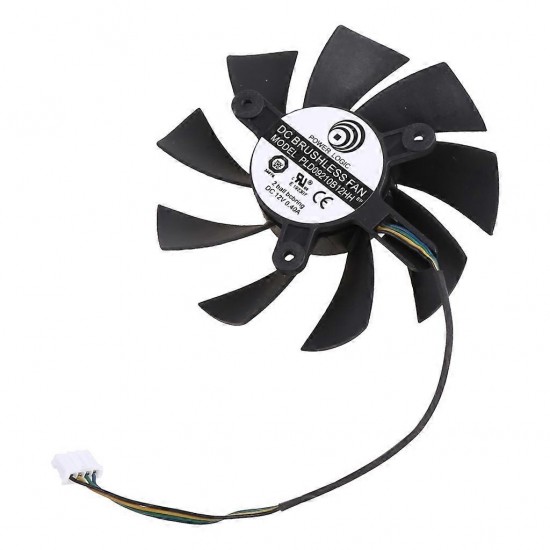 Cooler placa video Desktop, MSI, Super Ventus RTX RTX3060, RTX3070, RTX3080, RTX3090, PLD09210B12HH, 85mm, 12A, 0.40A, 4 pini