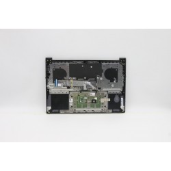 Carcasa superioara cu tastatura palmrest Laptop, Lenovo, Yoga Slim 7 Pro 14ARH5 Type 82LA, AM1W0000800, ET1W0000100, iluminata, gri, layout US