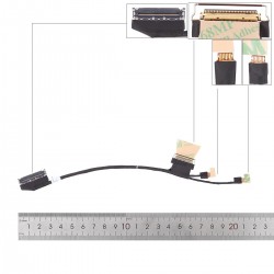 Cablu video LVDS Laptop, HP, Pavilion X360 14-DW, 14M-DW, L96496-001, 6017B1367501, 6017B1367601, Laika EDP, FHD, 30 pini