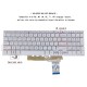 Tastatura Laptop Gaming, HP, Victus 15-FA, 15T-FA, TPN-Q278, iluminata, alba, layout US