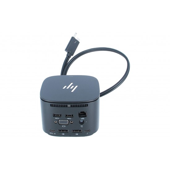 Docking Station, HP, ZBook 14u G5, ZBook 15u G5, Thunderbolt Dock G2 EURO, Black, 230W, L14715-001, 2UK38AAABB