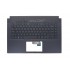 Carcasa superioara cu tastatura palmrest Laptop, Asus, ProArt StudioBook Pro 15 W500GV, W500G5T, 90NB0PW1-R31US0, 13N1-AVA0411, iluminata, American Grey, layout US