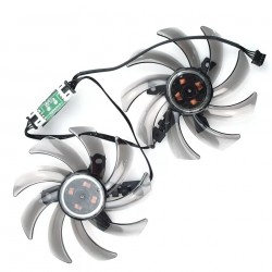 Set coolere compatibile PNY pentru placa video PC, Desktop, RTX 3050, GA91S2H-PFTS, YY9015L12S, 12V, 0.35A, 85MM Set coolere compatibile PNY pentru placa video PC, Desktop, RTX 3050, GA91S2H-PFTS, YY9015L12S, 12V, 0.35A, 85MM