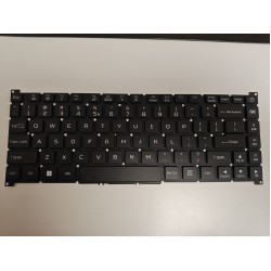 Tastatura Laptop Gaming, Acer, Predator Triton 300 SE PT316-51S, 6B.QGHN7.030, iluminata, RGB, neagra, layout US