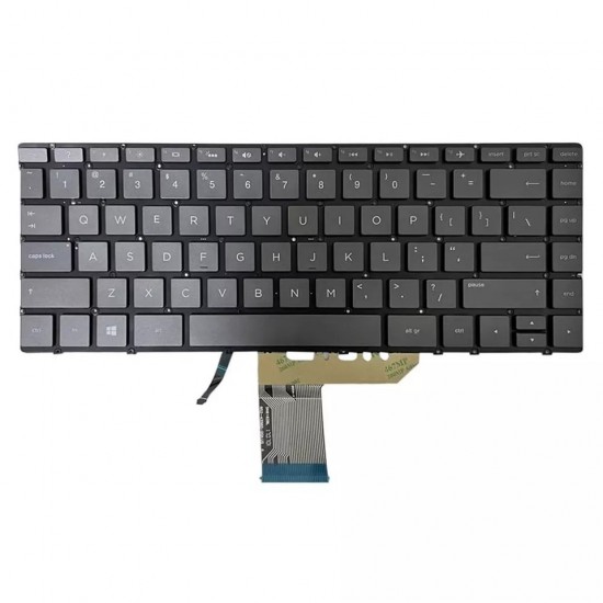 Tastatura Laptop 2-in-1, HP, Spectre X360 15-BL, TPN-Q179, 914361-001, 912995-001, iluminata, maronie, layout US