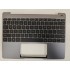 Carcasa superioara cu tastatura palmrest, Huawei, MateBook 13 WRT-W19, WRT-W29L, WRT-W09, WT-W09, HN-W19L, HN-W19R, iluminata, gri, layout US