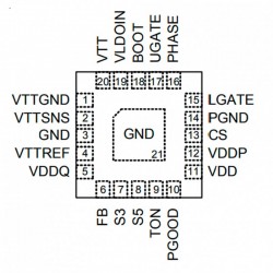 SMD RT8207P, RT8207PG, RT8207PGQ, RT8207PGQW, 4B=1D, 4B=4J, 4B=XX, QFN-20  SMD RT8207P, RT8207PG, RT8207PGQ, RT8207PGQW, 4B=1D, 4B=4J, 4B=XX, QFN-20