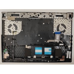 Carcasa superioara cu tastatura palmrest Laptop Gaming, Asus, ROG Strix SCAR 17 G733PY, G733PY-2D, 13NR0DB4P03011, 90NR0DB4-R31UI0, 90NR0DB4-R31UI2, 90NR0DB4-R31UI3, iluminata, RGB, layot US