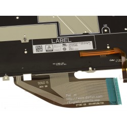 Tastatura Laptop 2-in-1, Dell, XPS 13 XD3H3, 0XD3H3, WW39R, VKJ01, iluminata, alba, layout US Tastatura Laptop 2-in-1, Dell, XPS 13 XD3H3, 0XD3H3, WW39R, VKJ01, iluminata, alba, layout US