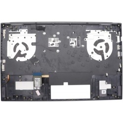 Carcasa superioara cu tastatura palmrest Laptop, HP, Omen 15-EK, 15-EN, 15Z-EN, TPN-Q238, TPN-Q236, M00666-001, KEQ46G3ETA, iluminata, monochrome, layout US