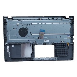 Carcasa superioara palmrest cu tastatura Laptop, Asus, VivoBook 15 90NB0MZ2-R34US0, 13NB0MZ2P02014-3, X509FA-1G, 39XKRTAJN60, iluminata, gri, layout US