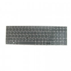 Tastatura Laptop, HP, Zbook 17 G6, iluminata, cu mouse pointer, layout US
