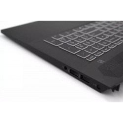 Carcasa superioara cu tastatura palmrest Laptop Gaming, HP, Pavilion 17-CD, 17T-CD, TPN-C142, AP2K9000300, L56889-001, L65250-001, iluminata, layout US