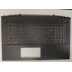Carcasa superioara cu tastatura palmrest Laptop Gaming, HP, Pavilion 17-CD, 17T-CD, TPN-C142, AP2K9000300, L56889-001, L65250-001, iluminata, layout US