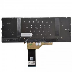 Tastatura Laptop, HP, Envy 16-H, TPN-C159, iluminata, argintie, layout US