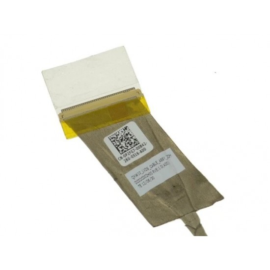 Cablu video LVDS Laptop, Dell, Latitude E5530 (an 2013), 0P2FG7, P2FG7, DC020002H00, QXW10 LVDS Cable 
