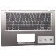 Carcasa superioara cu tastatura palmrest Laptop, Asus, VivoBook 14 X409B, X409BA, X409D, X409DA, X409DJ, X409DL, X409F, X409FA, X409FB, X409M, X409MA, X409U, X409UA, X409UB, X409UJ, 90NB0Q22-R30US0, 39XKPTAJN00, gri, layout US