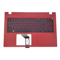 Carcasa superioara cu tastatura palmrest Laptop, Acer, Aspire E5-522, E5-522G, 6B.MVSN7.028, FBZRT001010, rosie, layout US