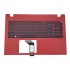 Carcasa superioara cu tastatura palmrest Laptop, Acer, Aspire E5-574, E5-574G, 6B.MVSN7.028, FBZRT001010, rosie, layout US