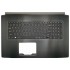 Carcasa superioara cu tastatura palmrest Laptop, Acer, Aspire 7 A717-71G, A717-72G, 6B.GPFN2.001, AM210000600, pentru placa video GTX 1060, iluminata, layout US