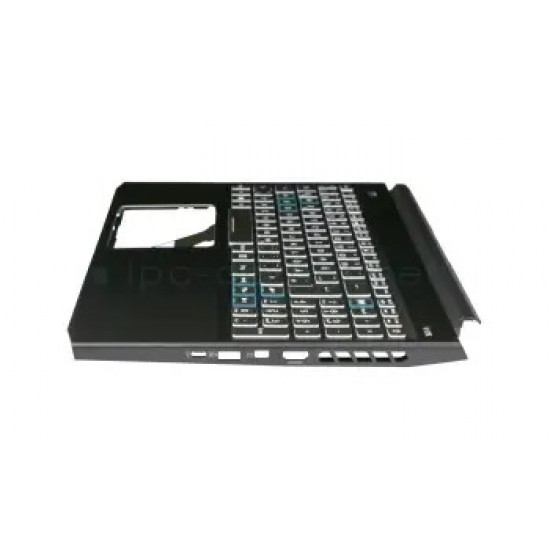 Carcasa superioara cu tastatura palmrest Laptop Gaming, Acer, Predator Helios 300 PH315-52, 6B.Q53N4.002, 6070B1601101, iluminata RGB, layout UK