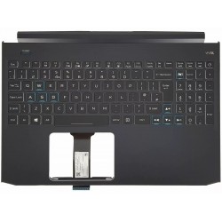 Carcasa superioara cu tastatura palmrest Laptop Gaming, Acer, Predator Helios 300 PH315-52, 6B.Q53N4.002, 6070B1601101, iluminata RGB, layout UK