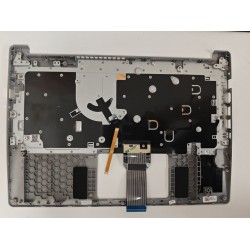 Carcasa superioara cu tastatura palmrest Laptop, Acer, Swift S40-51, 6B.HUSN8.001, HQ20900695000, iluminata, argintie, layout US