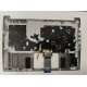 Carcasa superioara cu tastatura palmrest Laptop, Acer, Swift S40-51, 6B.HUSN8.001, HQ20900695000, iluminata, argintie, layout US