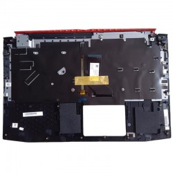 Carcasa superioara cu tastatura palmrest Laptop Gaming, Acer, Predator Helios 300 PH317-51, PH317-52, 6B.Q3DN2.001, AP222000700, pentru placa video GTX 1060, iluminata, layout US