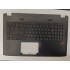 Carcasa superioara cu tastatura palmrest Laptop, Asus, ROG G552J, G552JX, G552V, G552VL, G552VX, G552VW, 90NB09I3-R31UK0, 13NB07Z1AP0231, 13NB07Z1AP04041, iluminata, layout UK