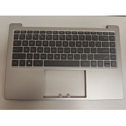 Carcasa superioara cu tastatura palmrest Laptop, HP, 240 G10, 245 G10, N35869-001, argintie, layout US