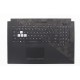 Carcasa superioara cu tastatura palmrest Laptop Gaming, Asus, ROG Strix SCAR II GL704G, GL704GM, GL704GS, GL704GV, GL704GW, 90NR00N1-R30290, 90NR01Y1-R30US0, 13N1-5BA0301, GL704GV-1A, iluminata, RGB, layout US