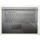 Carcasa superioara cu tastatura palmrest Laptop, Asus, ROG Strix G G731G, G731GV, G731GW, G731GU, G731GT, 90NR01T1-R32US0, 13NR01Q1AP0311, 13N1-9BA0711, G731GU-1A, iluminata, RGB 4-ZONE, layout US