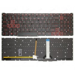 Tastatura Laptop Gaming, Acer, Predator Helios Neo 16 PHN16-72, N23C12, iluminata rosie, layout US